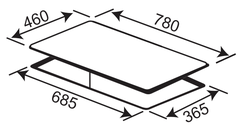 Bếp gas âm KAFF KF-312