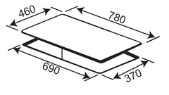 Bếp gas âm KAFF KF-668