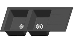 Chậu Rửa TEKA MEASTRO STONE 80 B-TG 2B 1D (Black)