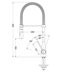 Vòi Rửa DUDOFF SWAN TOP 527
