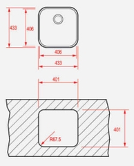 Chậu Rửa TEKA TOTAL BE 40.40
