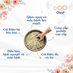 Hạt Gai Dầu Hữu Cơ Sottolestelle - 250gram - OLEAF Hạt Hữu Cơ