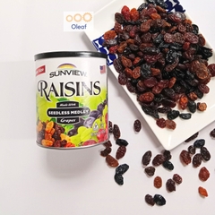 Nho Khô Thập Cẩm Sunview Mỹ 425g Jumbo Size Chính Hãng Nguyên Lon Nhập Khẩu Chính Ngạch Mỹ- Oleaf