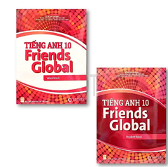 Combo Sách giáo khoa Tiếng Anh lớp 10 Friends Global (Student book + Work book)