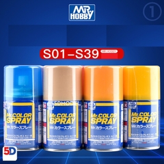 Sơn xịt mô hình Mr Color Spray S01 - S39 Mr Hobby