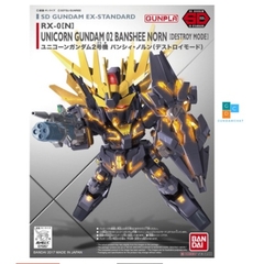 Bandai Mô hình lắp ráp SD UNICORN Banshee Norn Sinanju 013 00 QANT RX-93 Nu Zero EW 00 Gundam