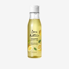 Dầu Gội Love Nature Shampoo For Oily Hair With Organic Lemon And Mint Với Chanh Và Bạc Hà Hữu Cơ – Dành Cho Tóc Dầu – 250ml - 41354 Oriflame