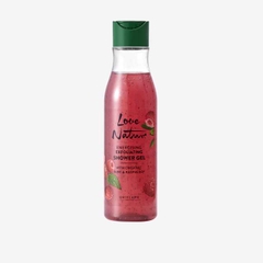 Sữa tắm tẩy da chết Love Nature Energising Exfoliating Shower Gel with Organic Mint and Raspberry với Bạc Hà và Quả Mâm Xôi hữu cơ – 250ml - 41493 Oriflame