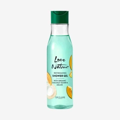 Sữa tắm Love Nature Refreshing Shower Gel with Organic Coconut Water and Melon với nước Dừa và Dưa Lưới hữu cơ – 250ml - 41264 Oriflame