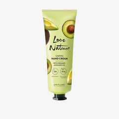 Kem dưỡng da tay  Love Nature Caring Hand Cream with Organic Avocado Oil có dầu quả Bơ hữu cơ – 75ml - 44280 Oriflame