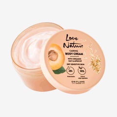 Kem dưỡng thể giúp dưỡng ẩm cho làn da khô và nhạy cảm Love Nature Caring Body Cream with Organic Oat and Apricot - 41262 Oriflame