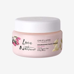 Kem dưỡng da Love Nature Nourishing Face Cream with Organic Oat & Goji Berry cho da khô đến rất khô 50ml - 34862 Oriflame