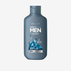 Sữa tắm gội toàn thân cho nam North For Men Subzero Hair & Body Wash 250ml - 35878 Oriflame