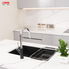 Chậu rửa bát Granite Sink Naros 760S - Black