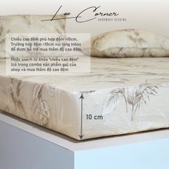 Ga giường Modal cao cấp LEE CORNER 1m6 1m8 2m2x2m kháng khuẩn, mềm mại, thoáng mát, điều hòa nhiệt độ (may đo riêng)