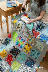 Chăn ghép em bé, chần máy, hoạ tiết ô tô, 1,2x1,5m