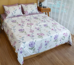 BỘ CHĂN GỐI LỤA MODAL HÀN CAO CẤP LÓT BÔNG 2mx2m2