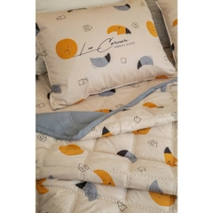 BỘ CHĂN GỐI LỤA MODAL HÀN CAO CẤP LÓT BÔNG 2mx2m2