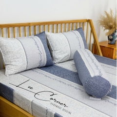 Ga giường Cotton cao cấp LEE CORNER nhiều hoạ tiết, ga nệm 1m8 x 2m