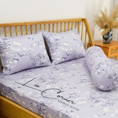 Ga giường Cotton cao cấp LEE CORNER, vải Thô lụa Hàn, drap giường size 1,2x9m 1,4x9m 1,5x9m