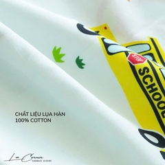 Ga giường Cotton Hàn cao cấp LEE CORNER, vải thoáng mát, không kích ứng da, thấm hút tốt