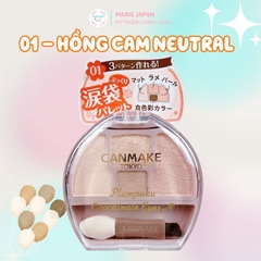 Phấn Tạo Bọng Mắt Tự Nhiên Canmake Plumpuku Coordinate Eyes Tạo Hiệu Ứng Mắt Cười Tươi Tắn Rạng Rỡ