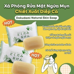 Xà Phòng Diếp Cá Dokudami Natural Skin Soap 130g