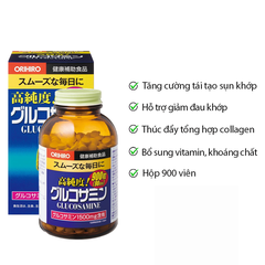Viên Uống Glucosamine Giảm Đau Bổ Xương Khớp Orihiro Nhật Bản