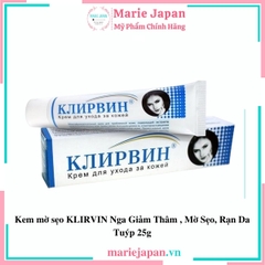 Kem Sẹo Nga Klirvin Giảm Thâm Mờ Sẹo Rạn Da Tuýp 25g