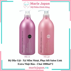 Set Gội - Xả SalonLink Phục Hồi Tóc Hư Tổn 1000ml Nhật Bản