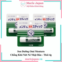 Son Dưỡng Omi Menturm - 1 SON LẺ Thỏi 4g
