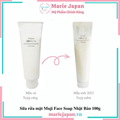 SRM Muji Face Soap Scrub Nhật Bản - CÓ HẠT SẠCH SÂU Tuýp 120g
