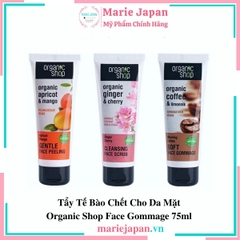 Tẩy TBC Mặt Organic Shop Face Scrub- HỒNG SAKURA Tuýp 75ml