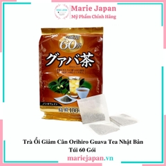 Trà Ổi Giảm Cân Orihiro Guava Tea Nhật Bản Túi 60 Gói