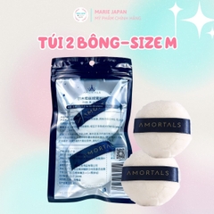 Bông Phấn Phủ Amortals Mềm Mịn Không Ăn Phấn Thân Thiện Với Da Cho Lớp Makeup Tự Nhiên