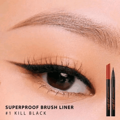 Kẻ Mắt Clio Superproof Pen Liner Kill Black Nét Siêu Mảnh Chống Nước Lâu Trôi Hàn Quốc
