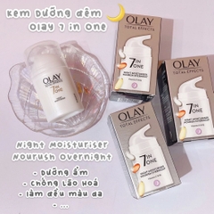 Kem Dưỡng Ngày Đêm Olay Total Effects 7 In 1 Dưỡng Da Trắng Sáng Mềm Mịn Chống Lão Hóa Bản Anh 50ml