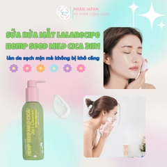 Sữa Rửa Mặt Sủi Bọt Lalarecipe Hemp Seed  Mild Cica 3In1 Sạch Sâu Cấp Ẩm Dịu Nhẹ Hàn Quốc
