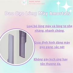 Dao Cạo Lông Mày Amortals Nhỏ Gọn Tiện Lơi An Toàn Cho Da Không Gỉ