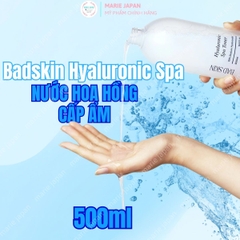 Nước Hoa Hồng BadSkin Cấp Ẩm Sâu Căng Bằng PH Căng Mịn Da Hyaluronic Spa Toner Hàn Quốc 500ml