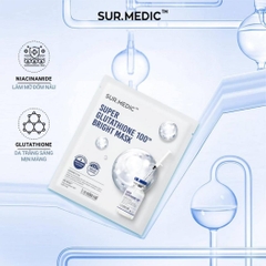 Mặt Nạ SurMedic Super Glutathione 100™ Bright Mask Cấp Ẩm Sáng Da Hàn Quốc