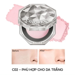 Phấn Phủ Colorkey Lasting Naturally Kiềm Dầu Siêu Mịn Giúp Lớp Trang Điểm Tự Nhiên Hộp 8g