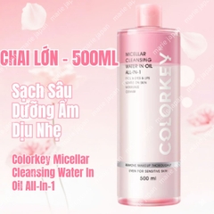 Nước Tẩy Trang 2 Lớp Colorkey Sạch Sâu Dưỡng Ẩm Dịu Nhẹ  Micellar Cleansing Water