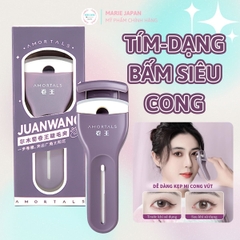 Kẹp Bấm Mi Amortals Cao Cấp Nhỏ Gọn Cho Mi Cong Tự Nhiên Giữ Dáng Lâu Không Gãy Rụng