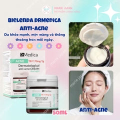 Kem Dưỡng Bielenda DrMedica Anti-Acne Dermatological Giảm Mụn Kiềm Dầu Phục Hồi Da Hộp 50ml