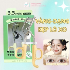 Kẹp Bấm Mi Amortals Cao Cấp Nhỏ Gọn Cho Mi Cong Tự Nhiên Giữ Dáng Lâu Không Gãy Rụng
