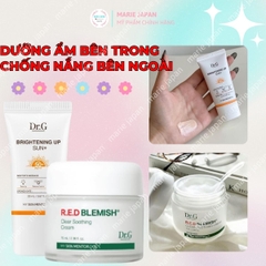 Set Kem Dưỡng Dr.G R.E.D Blemish 70ml + Kem Chống Nắng Cam Brightening Up 20ml Dưỡng Ẩm Phục Hồi & Bảo Vệ Da Toàn Diện