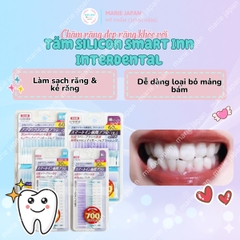 Tăm Silicon Smart Inn Interdental Làm Sạch Kẽ Răng Dịu Nhẹ An Toàn Nhật Bản