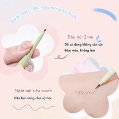 Bút Kẻ Mắt 2 Đầu GOGO TALES Garden Bear GT408 Chống Nước