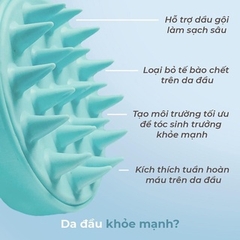 Lược Gội Đầu Hairburst Massage Da Đầu Hỗ Trợ Mọc Tóc HairBurst